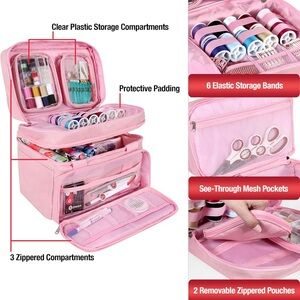 Large Sewing & Accessories Craft Carry-all Organizer (Bag Only), NWT